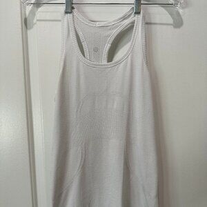 Lululemon Swiftly Tech Racerback Tank 2.0 | White | Running Workout Tank | Sz 4